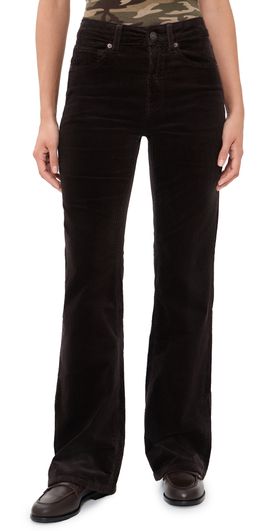 Good American Good American Good Classic Bootcut Corduroy Pants Espresso