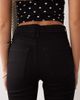 Good American Good American Good Classic high waisted bootcut power stretch denim jeans in black - 4