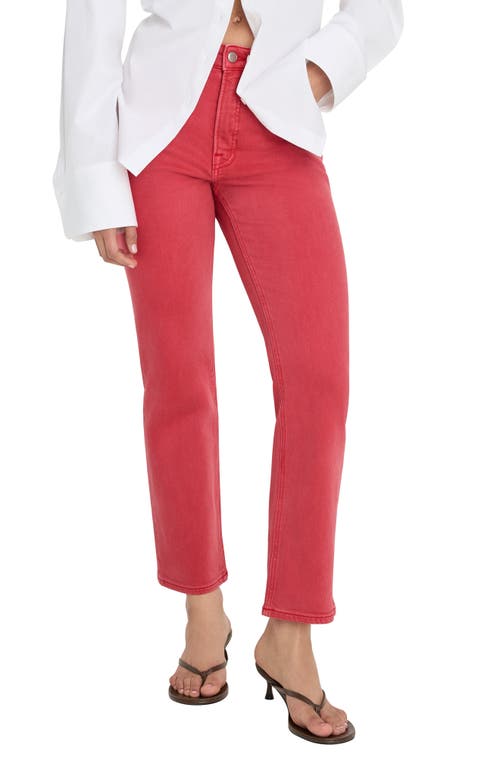 Good American Good American Good Icon Ankle Slim Straight Leg Jeans