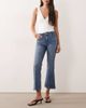 Good American Good American Good Legs cropped mini boot jeans in light blue wash - 1