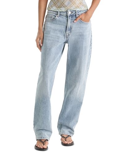 Good American Good American Good Petite 90s Mid Rise Jeans in Indigo1257