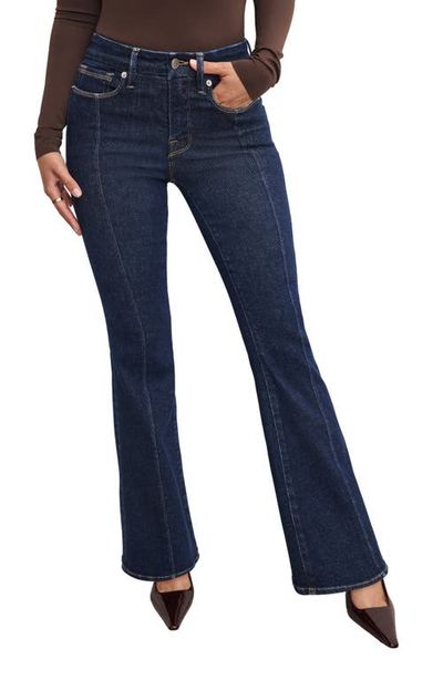 Good American Good American Good Petite Front Seam Flare Jeans
