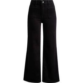 Good American Good American Good Petite High Waist Patch Pocket Palazzo Jeans