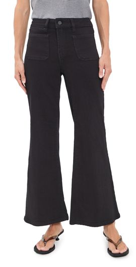 Good American Good American Good Petite Palazzo Jeans Black001
