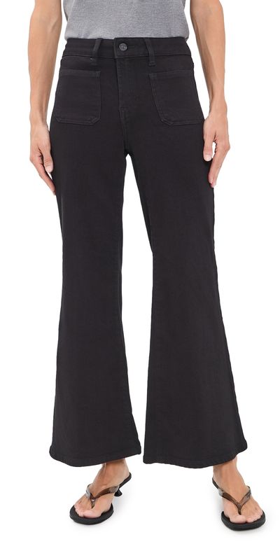 Good American Good American Good Petite Palazzo Jeans Black001