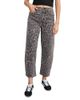 Good American Good American Good Standard Barrel Jeans in Gray Lucky Leopard - 1