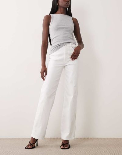 Good American Good American good true straight jeans in white