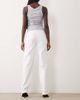 Good American Good American good true straight jeans in white - 3