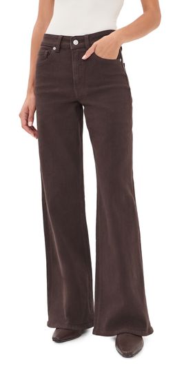 Good American Good American Good Waist Palazzo Ankle Jeans Espresso