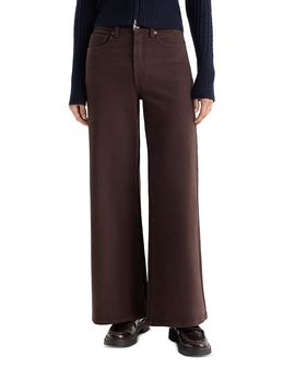 Good American Good American Good Waist Palazzo Ankle Jeans in Espresso