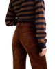 Good American Good American Good Waist Velvet High Rise Palazzo Jeans in Bronze - 6