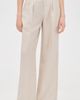 Good American Good American Linen Blend Trousers Oat - 2