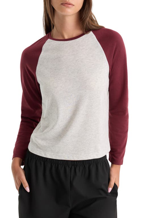 Good American Good American Long Sleeve Raglan T-shirt