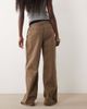 Good American Good American low rise baggy pants in washed brown - 2