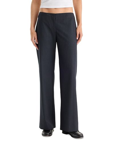 Good American Good American Low Rise Wide Leg Trousers