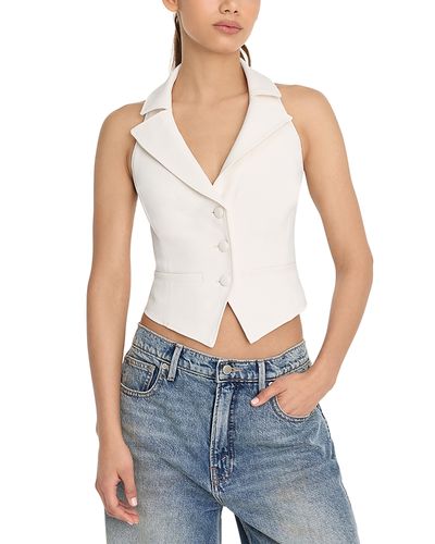 Good American Good American Luxe Suiting Halter Vest