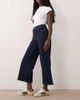 Good American Good American palazzo high rise crop jeans in dark blue wash - 2