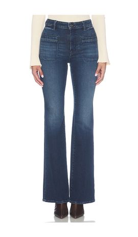 Good American Good American Petite Soft Tech Good Flare Jeans