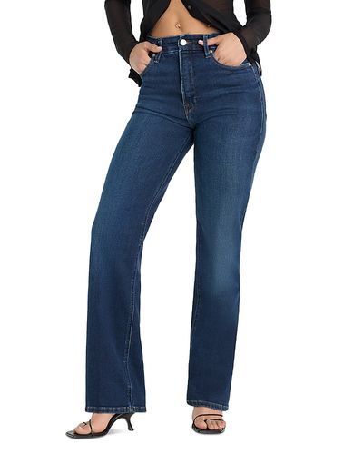 Good American Good American Petites Good Straight Jeans in Indigo572