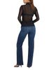 Good American Good American Petites Good Straight Jeans in Indigo572 - 3