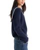 Good American Good American Sailor Merino Wool & Cashmere Cardigan Sweater - 4
