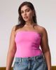 Good American Good American sculpting corset strapless bodysuit in berry sorbet-pink - 2