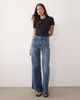 Good American Good American sculpting tee bodysuit in black - 2
