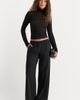 Good American Good American Sheer Rib Turtleneck Sweater - 4