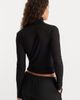 Good American Good American Sheer Rib Turtleneck Sweater - 5