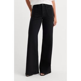 Good American Good American Soft-Tech Good Legs Palazzo Jeans
