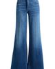 Good American Good American Soft-Tech Good Waist High Waist Wide Leg Palazzo Ankle Jeans - 5