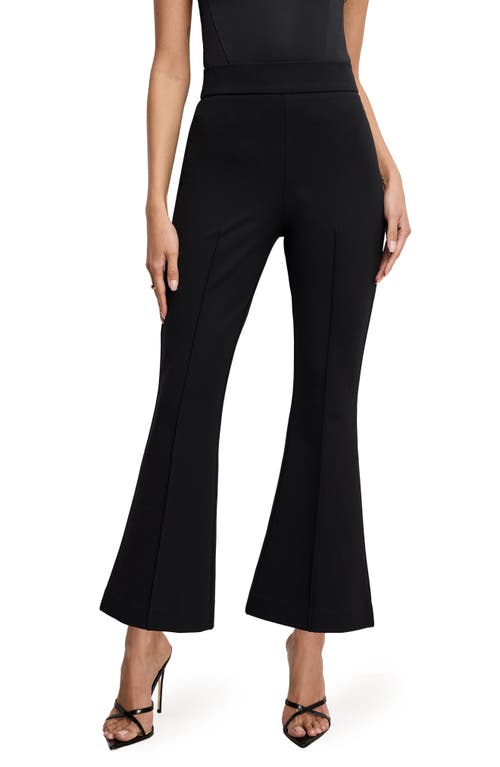 Good American Good American Soft Stretch Kick Flare Ponte Pants