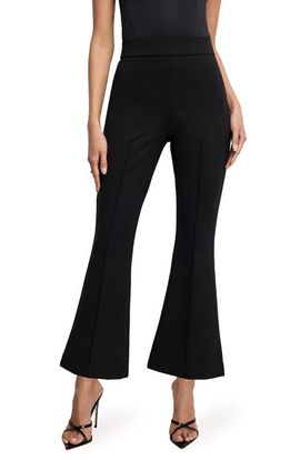 Good American Good American Soft Stretch Kick Flare Ponte Pants
