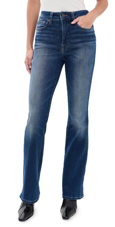 Good American Good American Soft Tech Good Classic Bootcut Jeans Newcrest