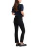 Good American Good American Soft Tech Good Legs Mid Rise Straight Jeans in Black001 - 3