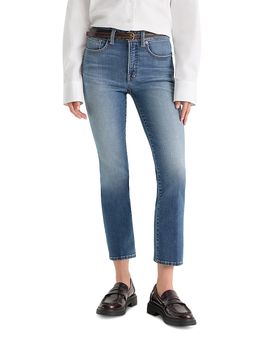 Good American Good American Soft Tech Good Legs Mid Rise Straight Jeans in Indigo1327