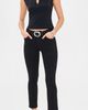 Good American Good American Soft Tech Good Legs Straight Jeans Black001 - 5