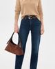 Good American Good American Soft Tech Good Petite Straight Jeans indigo572 - 5