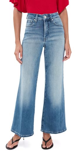 Good American Good American Soft Tech Good Waist Palazzo Ankle Jeans Indigo1238