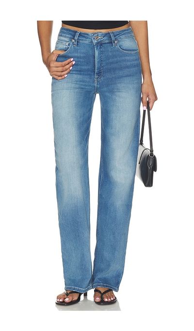 Good American Good American Soft Tech True Straight Jeans