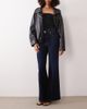 Good American Good American soft touch good waist palazzo ankle length jeans in indigo-Blue - 1
