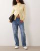 Good American Good American straight leg ankle length jeans in vintage wash blue - 1