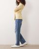 Good American Good American straight leg ankle length jeans in vintage wash blue - 2