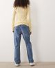 Good American Good American straight leg ankle length jeans in vintage wash blue - 3