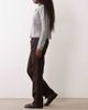 Good American Good American straight leg jeans in vintage espresso-Brown - 2