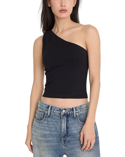 Good American Good American Super Stretch One Shoulder Tank Top