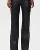 Good American Good American The Better Than Faux Leather Low Rise Boot Cut Pants Black001 - 2