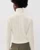 Good American Good American The Cable Zip Up Cardigan Chalk - 3