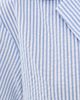 Good American Good American The Camp Shirt Blue Stripe Seersucker - 6
