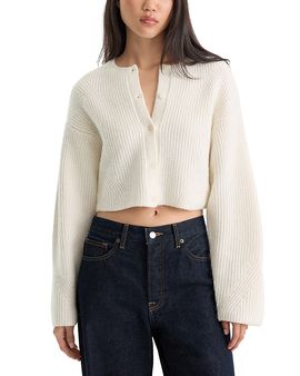 Good American Good American The Chunky Knit Cardigan